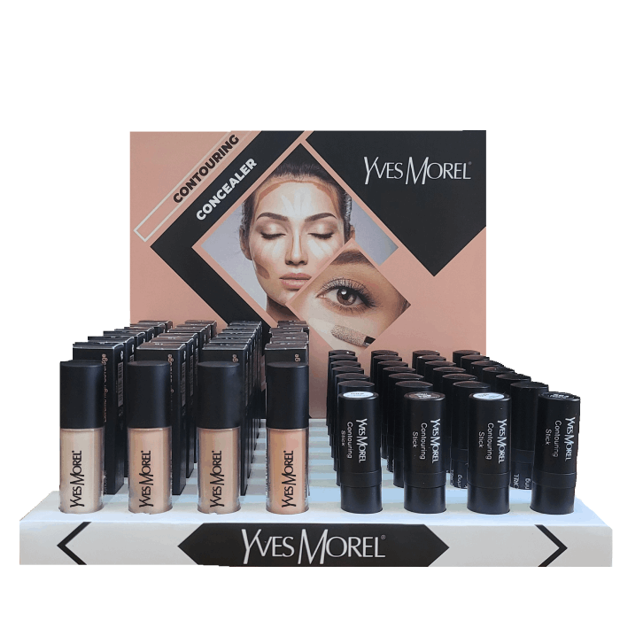 24 Pcs Concealer + 24 Pcs Contouring Stick Counter Display