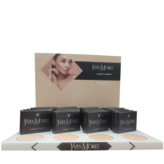 24 Pcs Compact Powder Face Makeup Counter Display