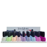 36 Pcs Nail Polishes Counter Display - Set1 Nail Polish : Total 36 Pcs - 9 Hues – Summer-Nude-Spring