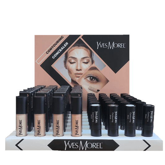24 Pcs Concealer + 24 Pcs Contouring Stick Counter Display