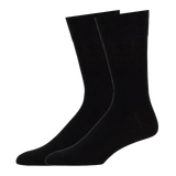 Women's Knee High Cotton Socks - Black, 35-38