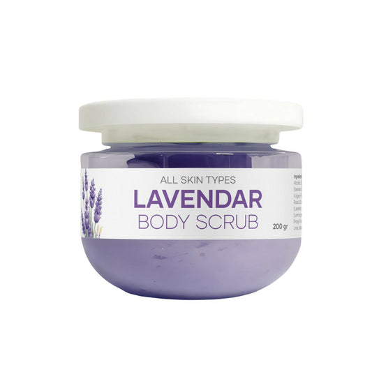 Lavender Body Scrub - Moisturizing Exfoliator for Sensitive & Dry Skin