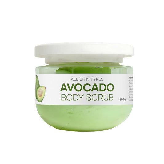 Avocado Body Scrub - Natural Nourishing Exfoliator for All Skin Types
