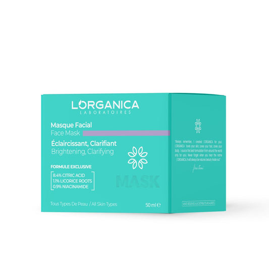 LOrganica Face Mask for Brightening & Clarifying - All Skin Types