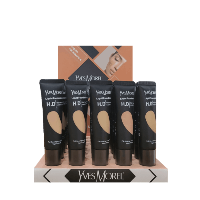 30 Pcs Liquid Foundation Face Makeup Counter Display