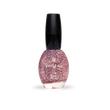 Nail Polish 502 - Copper Rose Pink Glitter