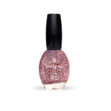 Nail Polish 502 - Copper Rose Pink Glitter