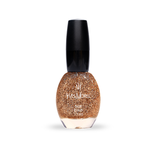 Nail Polish 503 - Earth Gold Glitter